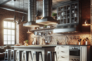 Extractores de diseño industrial que añaden carácter a tu cocina Extractores de diseño industrial que añaden carácter a tu cocina